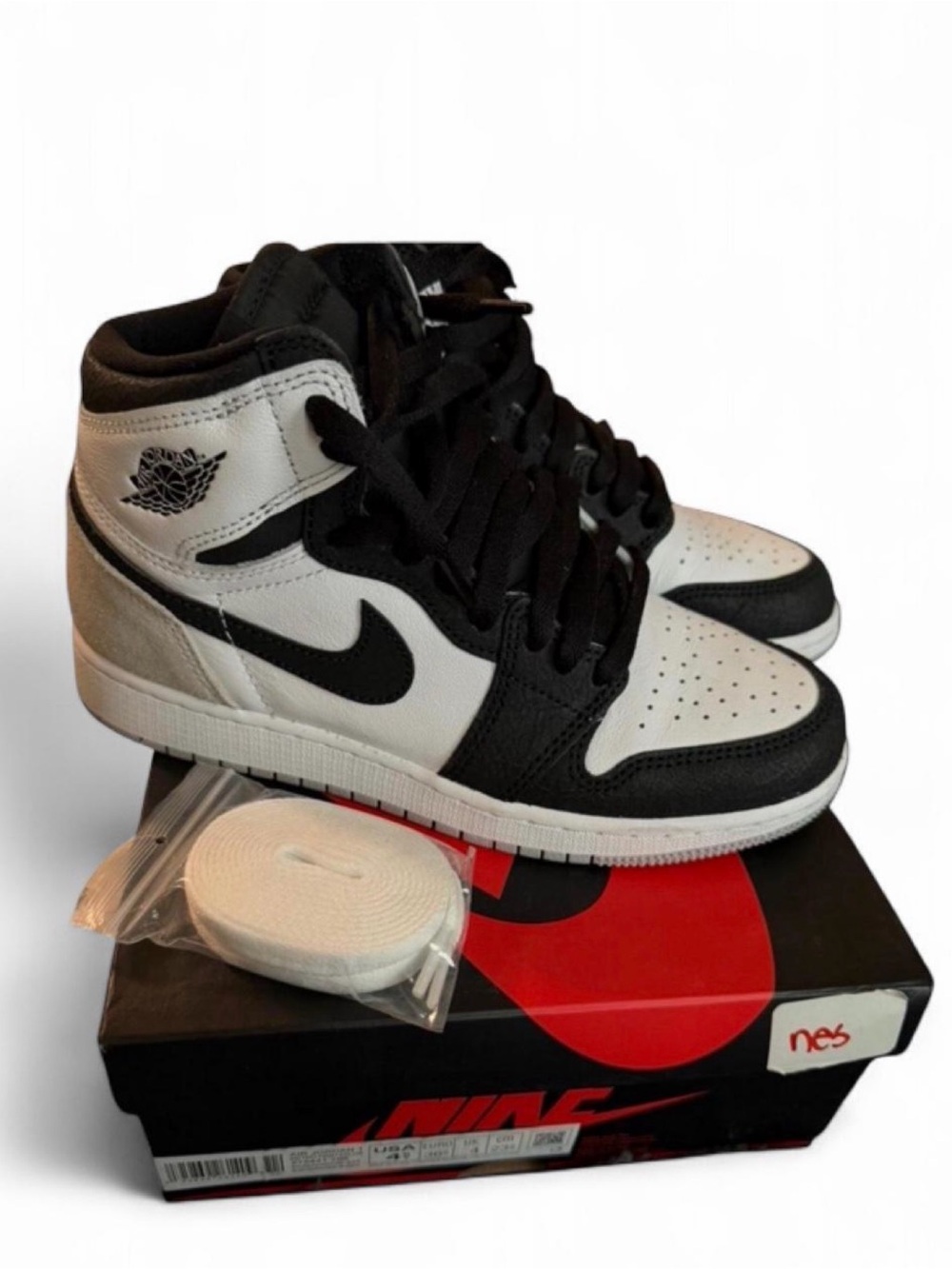 Jordan Black & White High-Top Men’s Sneakers
